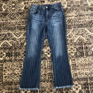 Litz striped jeans